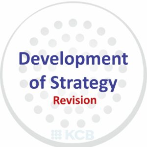 Development of Strategy - Revision for June 2026 Exam